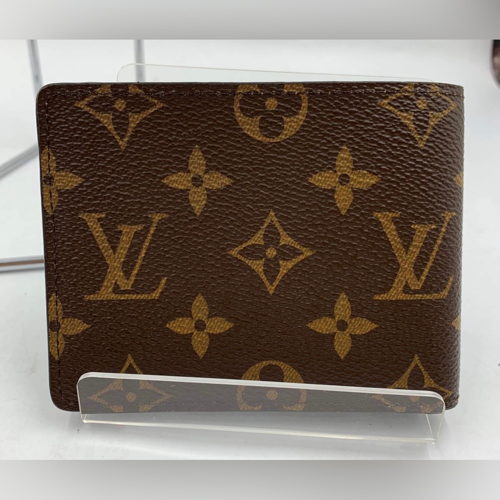 Louis Vuitton compact wallet Monogram for mens - Picture 2 of 16